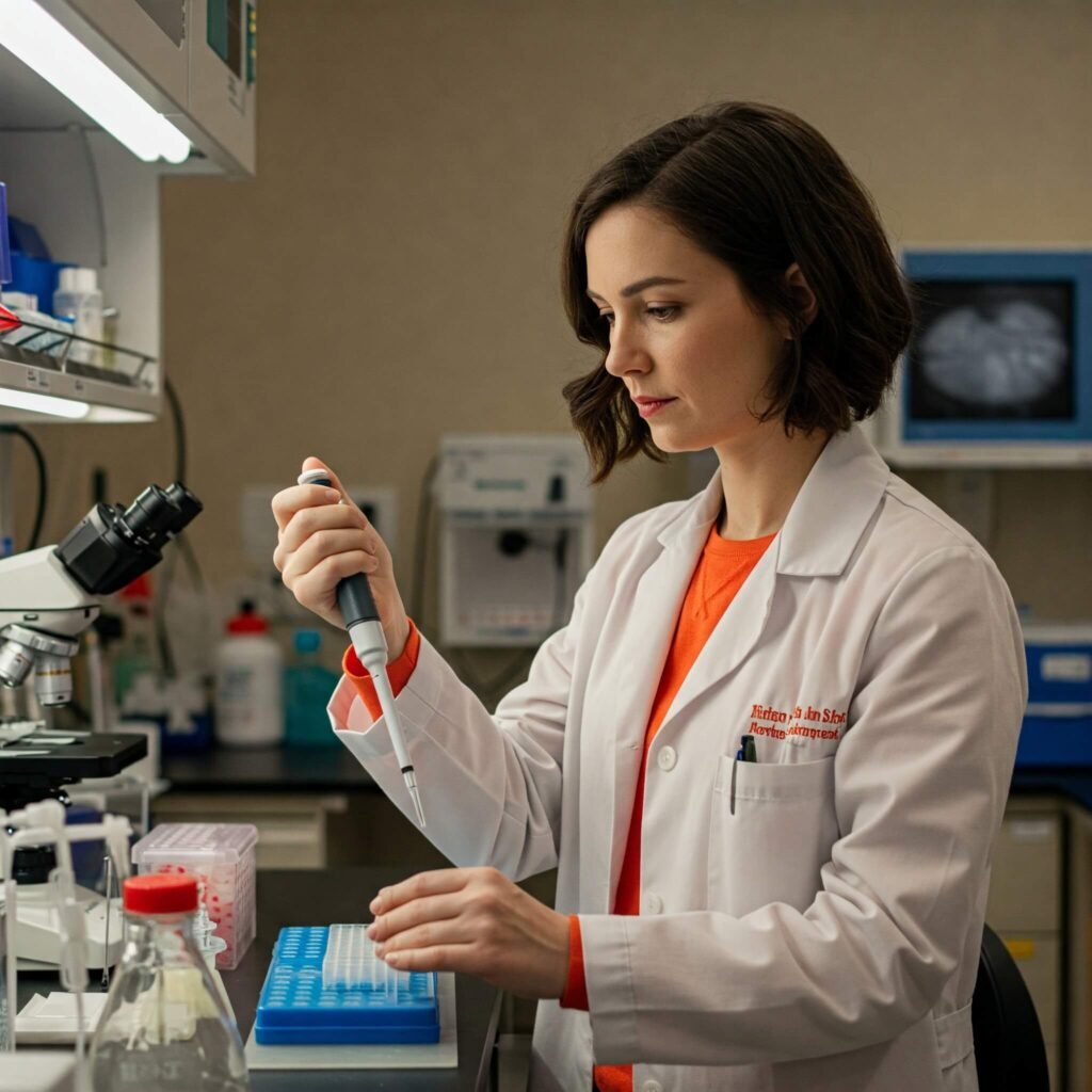 Inspirational Women 2025 scientist in lab advancing medical innovation