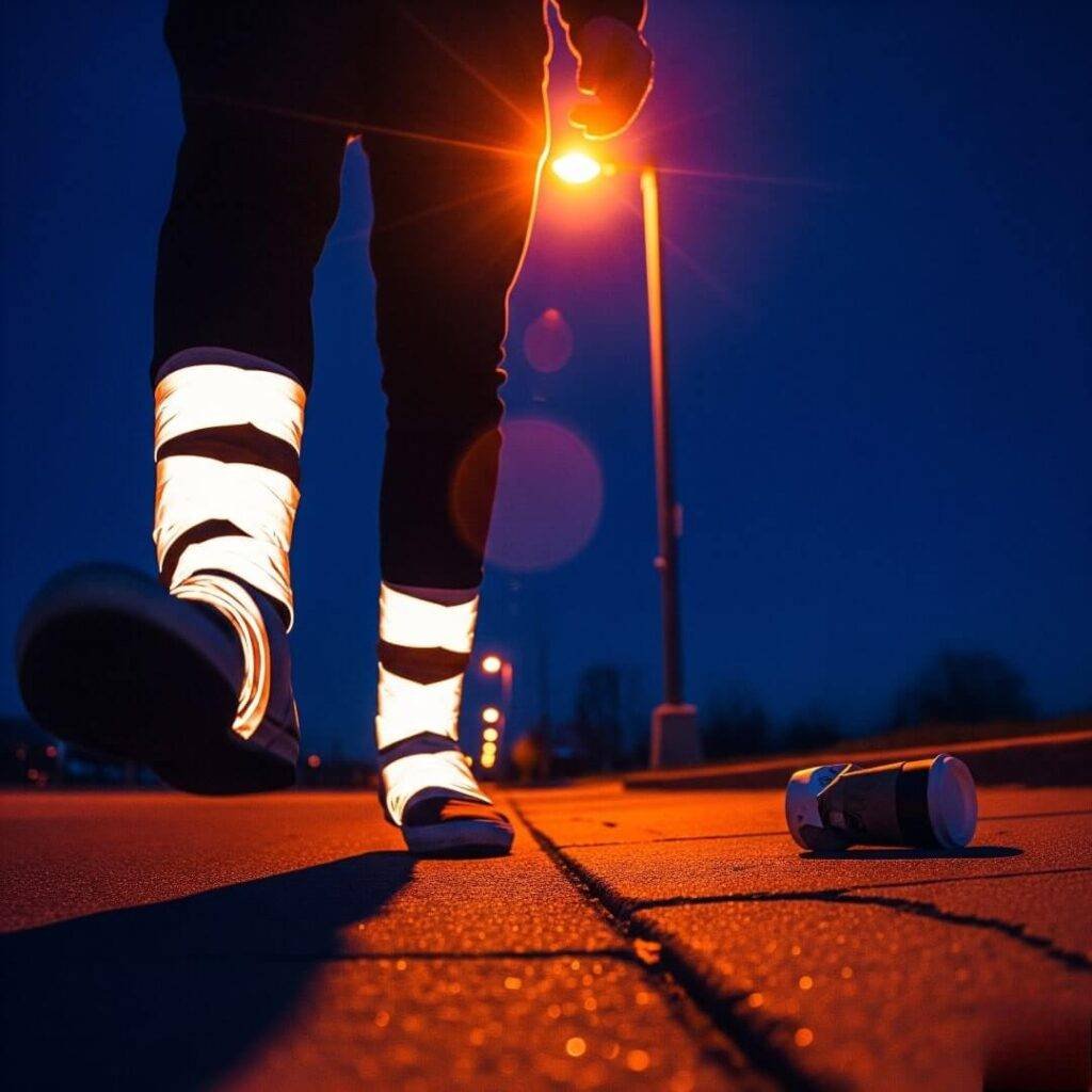 Glowing Shoes: My Night Walk City Vibe