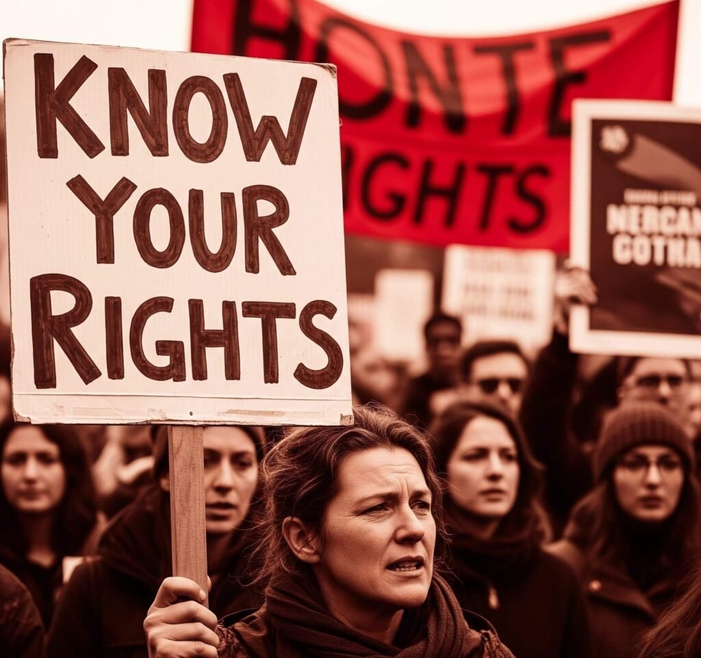 Know Your Rights Protest Photo