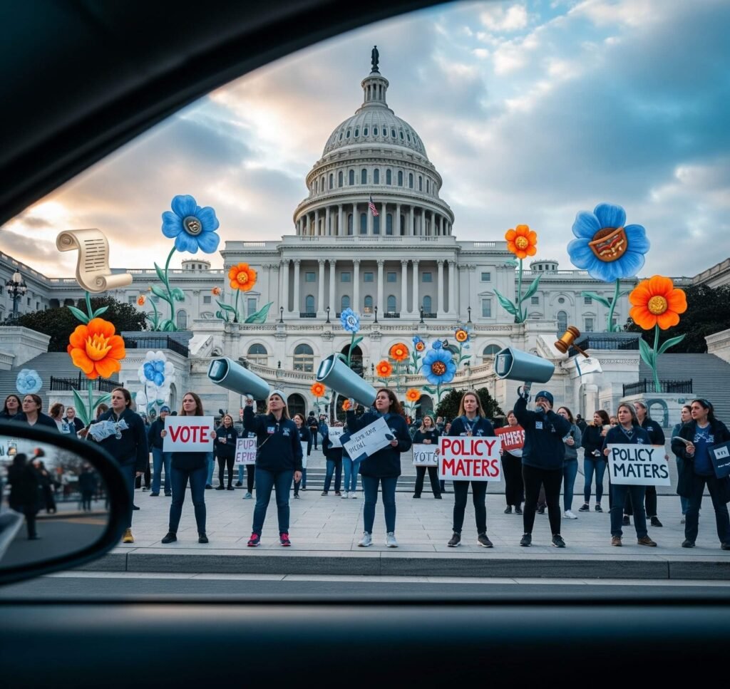 Women at Capitol Hill Rally